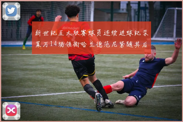 新世纪五大联赛球员连续进球纪录莱万14场领衔哈兰德范尼紧随其后